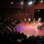 Concert du groupe Vibracija dans l'auditorium du Théâtre La Piscine, décembre 2019