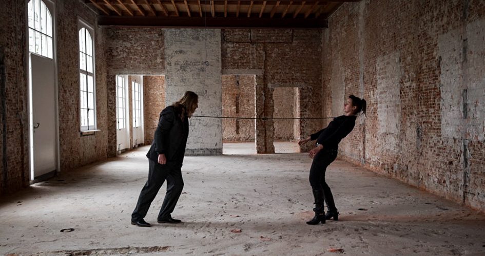 Deux comédiens du spectacle 