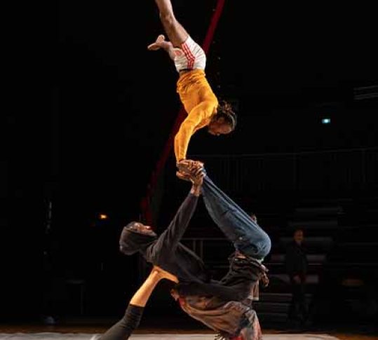 Artistes faisant un porté