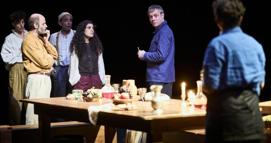 Photo de répétition du spectacle Je me souviens de la terre