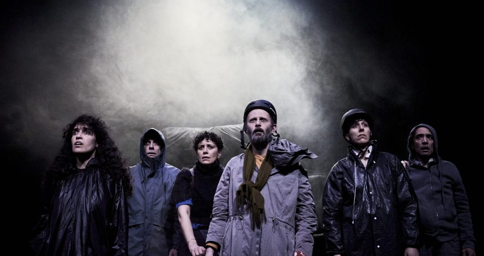 Photo de répétition du spectacle Je me souviens de la terre