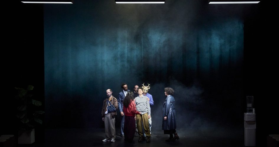 Photo de répétition du spectacle Je me souviens de la terre