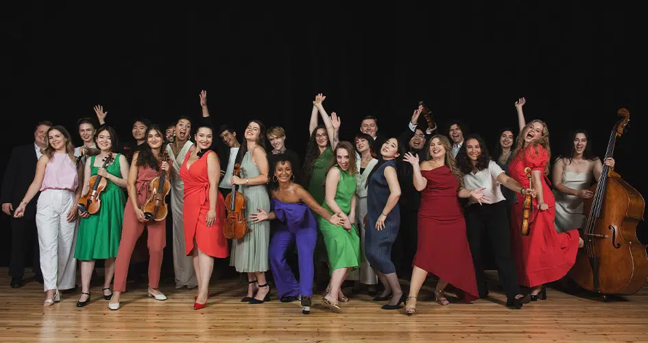 Photo des artistes de l'académie de l'Opéra National de Paris