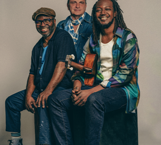 Photo des trois artistes