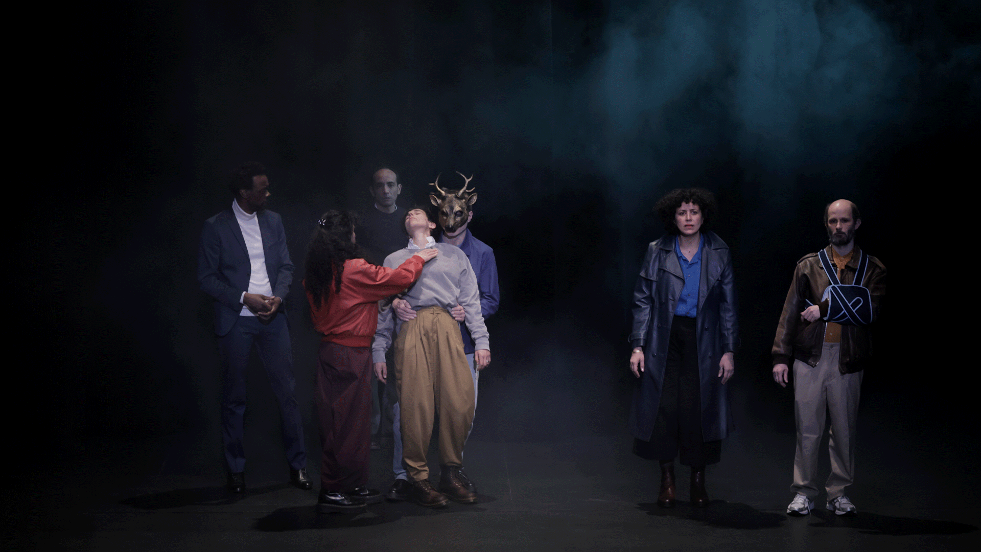 Photo de répétition du spectacle Je me souviens de la terre