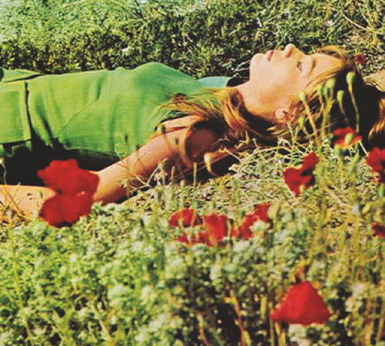 Photo de Françoise Hardy illustrant la page du spectacle Les Chambres closes