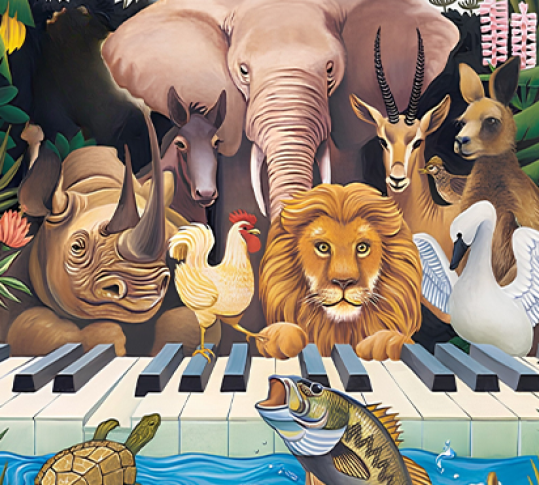 Illustration du concert du Carnaval des animaux
